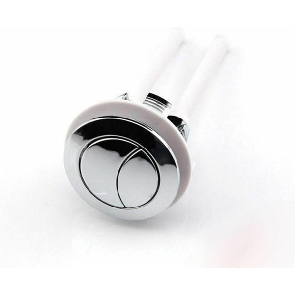 38Mm Uniwersalny PodwóJny SpłUkiwacz Do Toalety, Zbiornik Na Wodę, Przycisk, OkrąGłY ZawóR, Przycisk SpłUkiwania, ZawóR Zbiornika Na Wodę Do Deski Sedesowej, CzęśCi łAzienkowe 3.8Cm Black-image