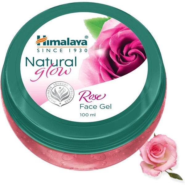 Himalaya Natural Glow Gel Facial De Rosa 100ML Hidratante Para Una Piel Brillante Y Saludable No Pegajoso Refrescante Cuidado Diario De La Piel-image