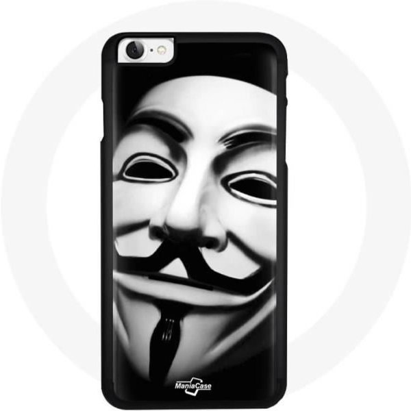 Funda Blanda - Anonymous - Iphone 4 - Negro - Mixto - SintéTico-image