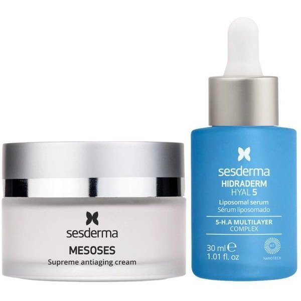 Set Sesderma: Mesoses, Antienvejecimiento, Crema, Para Rostro, 50 Ml + Hydraderm Hyal 5, Ultra Hidratante, SéRum, Para Rostro, 30 Ml-image