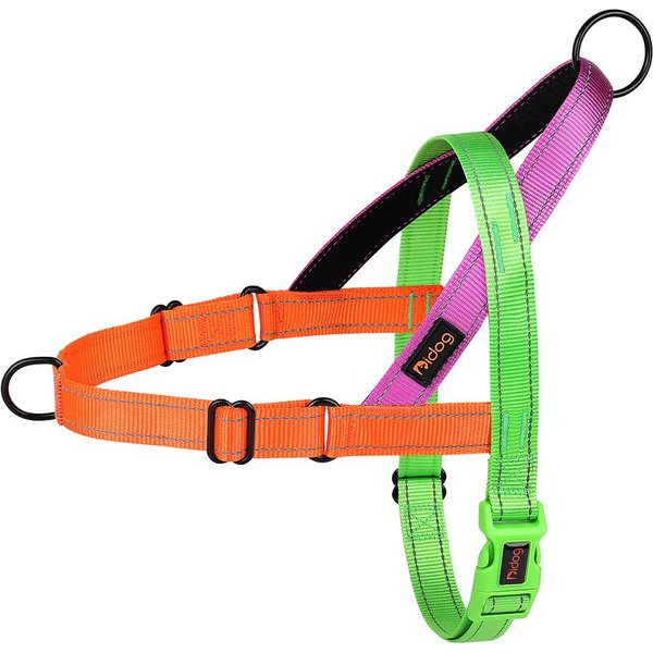 ArnéS Reflectante Para Perros Sin Tirones ArnéS De Nailon Para Perros Medianos Y Grandes Acolchado Chaleco Para Mascotas Pitbull Duradero Ajustable Para Perros Medianos Y Grandes S Green-image