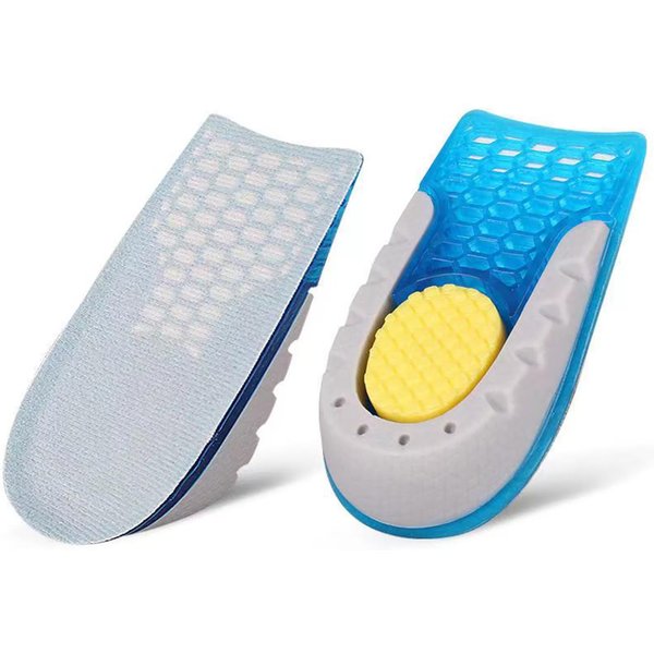 1 Par De Inserciones Para Levantar El TalóN, Plantilla Para Aumentar La Altura, Suave, Transpirable, DiseñO Invisible, Pie De Silicona 3.5Cm-image