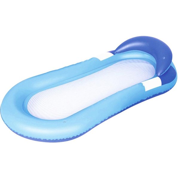 Balsa Flotante Inflable Individual Para Piscina, SillóN Flotante, Juguete AcuáTico Para Hombres Y Mujeres, Color Azul Azul-image