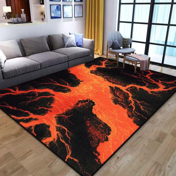 Nowoczesny Kreatywny Dekoracyjny Dywan Salon Dekoracja Domu Dziwna Estetyka Mata PodłOgowa Przy ŁóżKu Zmywalny Dywan Do Sypialni Biuro 60X90Cm Door Mat-image
