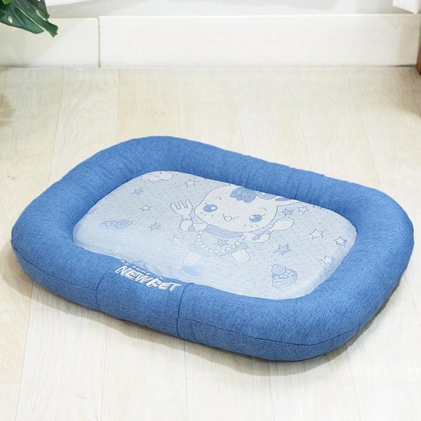 Alfombrilla Para Perro Universal Para Todas Las Estaciones Alfombrilla Para Mascotas Removible Y Lavable Alfombrilla Para Dormir Para Perro Alfombrilla De Suelo Alfombrilla Para Dormir Para Gato Cucha S 65 * 50 * 8Cm White-image