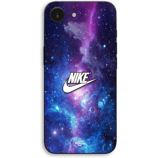 Coque Pour Iphone 17E Nike Logo Blanc Espace Coloré Maniacase-image