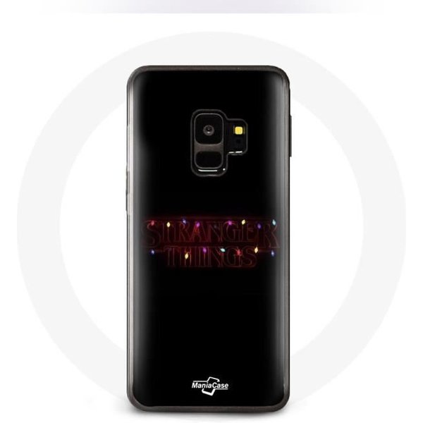 Funda Para Samsung Galaxy S9 Plus Stranger Things Cartel Logo Feliz Navidad-image
