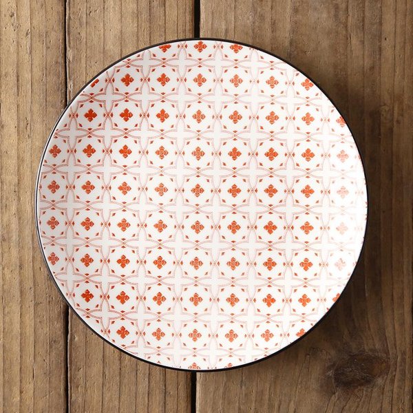 Nordycki Kreatywny Nowoczesny Talerz Ceramiczny 8-Calowy - Podszkliwny, Zastawa StołOwa W Stylu Zachodnim-image