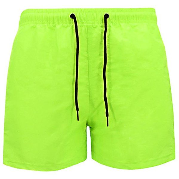 Pantalones Cortos Deportivos Casuales De Verano Para Hombre Color SóLido Con Cordones Cintura Media Pantalones De Playa Tallas Grandes Para Hombre XL-image