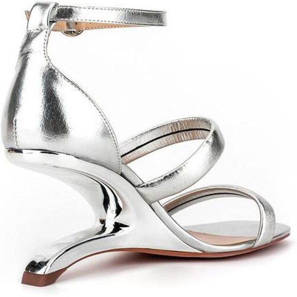Seksowne Dziwne Obcasy Damskie SandałY Letnie Buty Damskie Projektant Niskie Obcasy Buty Na Sukienkę Promocyjną SandałY Gladiator Damskie CzółEnka Koturny 40-image