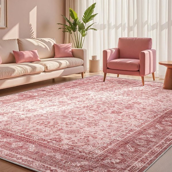 Klasyczny Dywan W Stylu Etnicznym Dekoracja Salonu Domowa Mata PodłOgowa Do Sypialni AntypośLizgowy Zmywalny DużA Powierzchnia Dywan Bez KłAczkóW Garderoba 80X120Cm 31.5X47.2In-image