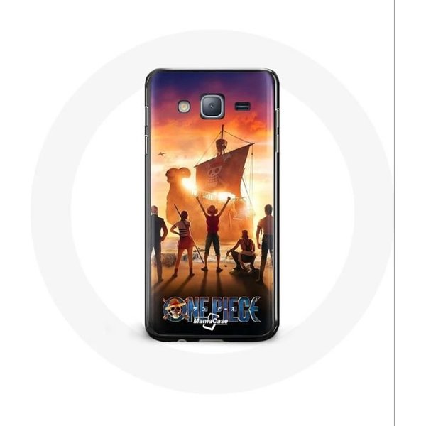 Funda - One Piece - Samsung Galaxy J3 2016 - Flexible - Blanca - Mixta-image