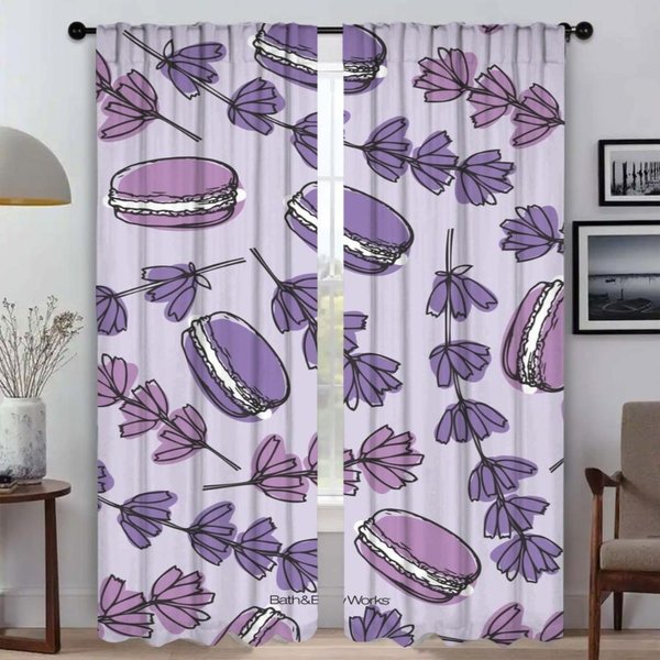 Cortina De Ventana De Frutas Para HabitacióN Cortinas De 2 Paneles ParticióN De HabitacióN Infantil Cortinas De Interior Para El Hogar Halloween DecoracióN Cortinas Sala De Estar W50Xh70Cmx2Pcs-Cl-image