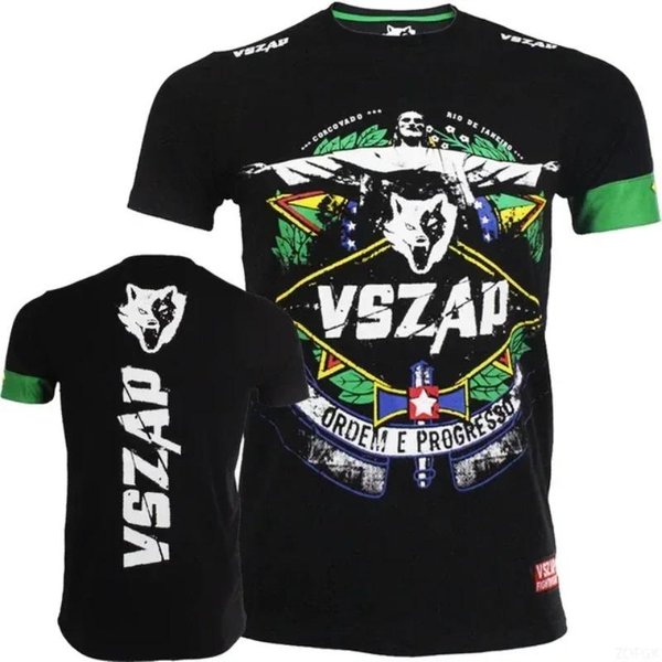 Camiseta Deportiva De ImpresióN 3D De Secado RáPido Transpirable Para Hombre Brazilian Jiu-Jitsu MMA Boxeo Entrenamiento Muay Thai Lucha Callejera Manga Corta XL-image