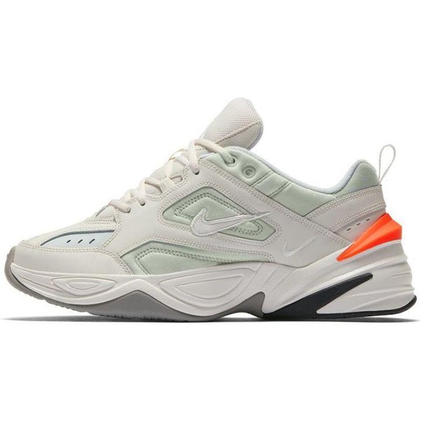 Sneakersy Unisex Nike M2K Tekno Phantom Kremowy Matowo-Srebrny-Hiper-Karmazynowy-Olejowo-Szary AV4789-001 41 White-image