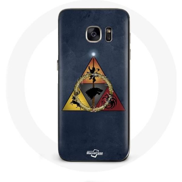 Funda De TeléFono - Juego De Tronos - Samsung Galaxy S7 Edge - Logo Baratheon - ProteccióN Contra Golpes - RíGida-image