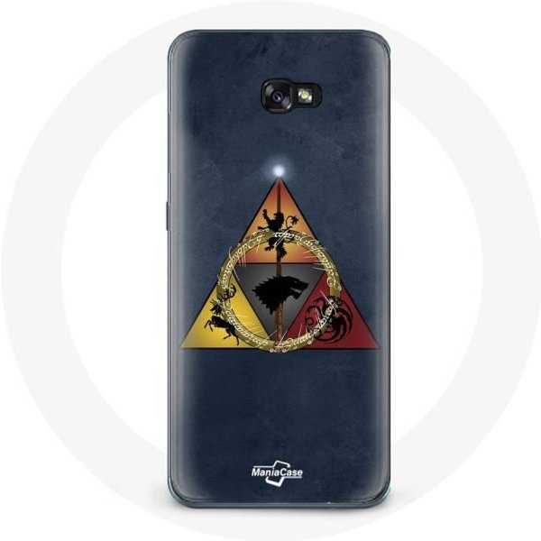 Funda - Juego De Tronos - Samsung Galaxy A3 2017 - Logotipo TriáNgulo Baratheon - Flexible - ProteccióN Contra Golpes-image