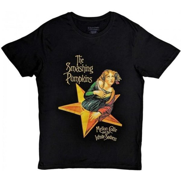Camiseta De AlgodóN Unisex Para Adultos Mellon Collie De The Smashing Pumpkins S Black-image