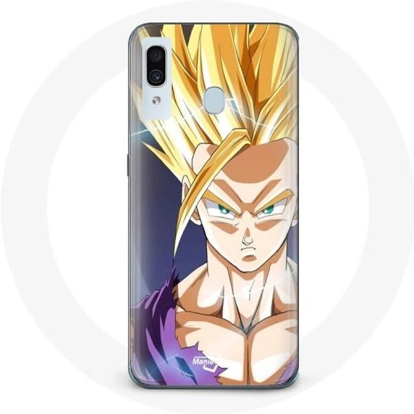 Funda Para Samsung Galaxy A20E Dragon Ball Manga Anime Sangoku Cara Enfadada-image