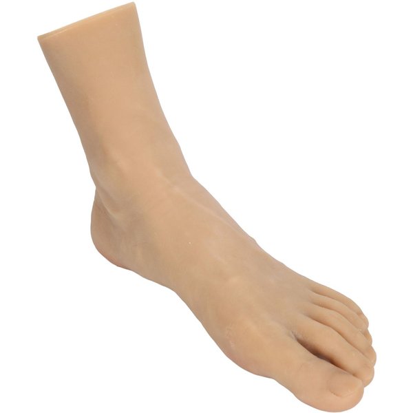 Male Fake Foot Model High Simulation Flexible Clear Texture Human Male Foot Model For Tattoo-image