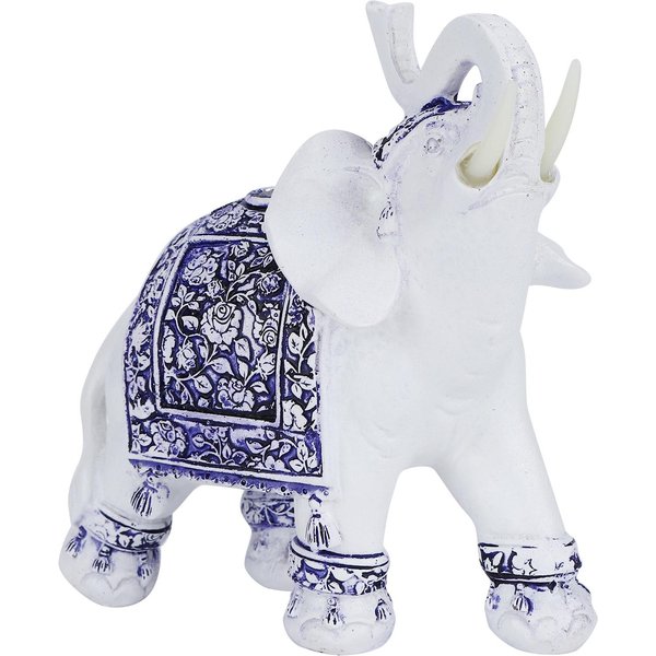 Figura De Animal De Resina Para El Hogar, SimulacióN De Linda Estatua De Animal, Adorno Decorativo Para El Hogar L White-image