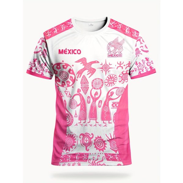 Camiseta De FúTbol Para Hombre De MéXico Y Top Deportivo CóModo De Cuello Redondo Y Adecuado Para Partidos, Entrenamiento Y Uso Casual M-image