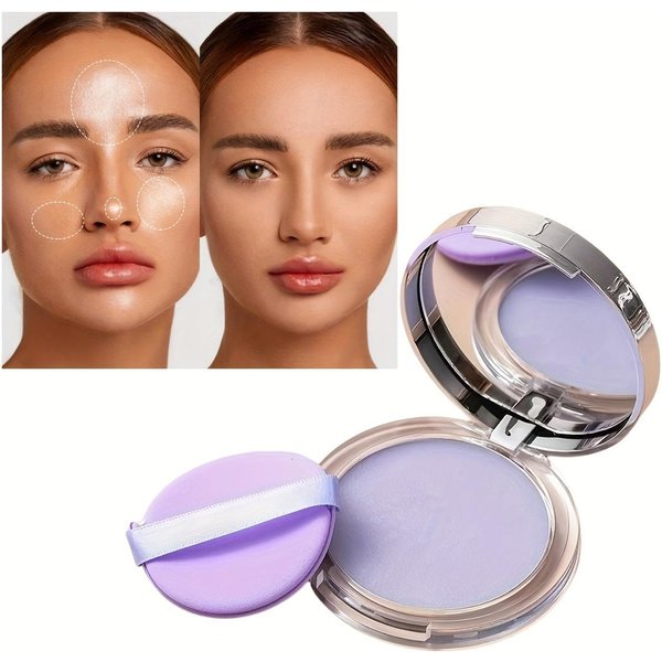 Polvo Fijador MáGico Polvo Fijador Incoloro Sin Polvos Polvo Fijador Con Control De Grasa SúPer Maquillaje De Larga DuracióN Polvo Fijador Con Control De Grasa A Prueba De Agua 1Pc-image