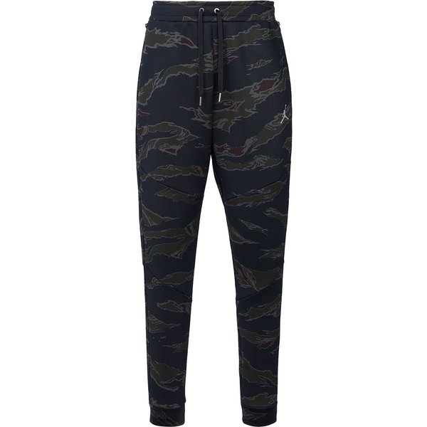 Pantalones Casuales Con CordóN Camuflaje Jordan Para Hombre Camuflaje AH6167-010 M Black-image