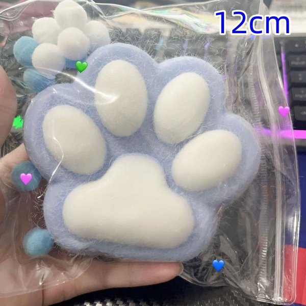 Zabawki Zabawki 12/14 Cm DużA ŁApa Kota Squishies RęCznie Robione Ultra MięKkie Taba Squishies DużA ŁApa Kota ŚCiskacz Fidget Do łAgodzenia Stresu-image