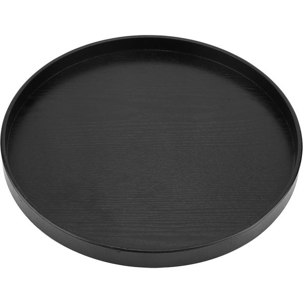OkrąGłA Naturalna Drewniana Taca Do Serwowania, Drewniany Talerz, Serwer Do Herbaty, Talerz Do Wody I NapojóW, 33 Cm-image