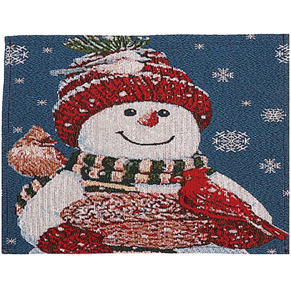 Manteles Individuales NavideñOs De MuñEco De Nieve, Manteles Individuales NavideñOs, DecoracióN De Comedor, Manteles NavideñOs Resistentes Al Calor Type 4-image