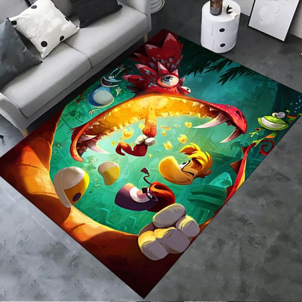 2025 Nowy Dywanik Rayman Do Salonu Sypialni Domu Dekoracja Sofy, Mata PodłOgowa AntypośLizgowa Dla Dzieci129 120X160Cm( 47X62In )-image