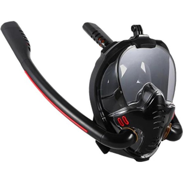 MáScara De Snorkel Doble Tubo Silicona Seca Total MáScara De Buceo MáScara De NatacióN Para Adultos Gafas De Buceo RespiracióN Submarina. DiseñO Ligero Korea&Sm-image