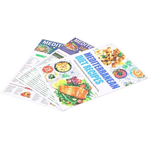 9 Piezas Lista De Comidas De La Dieta MediterráNea Plan De Comidas MediterráNeas FáCil Recetas GuíA De Alimentos Saludables Para Principiantes-image
