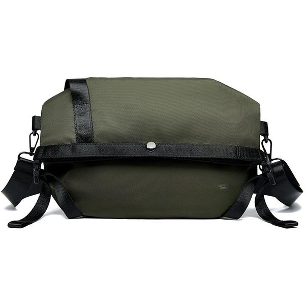 Bolso Cruzado Para Hombre, Bolso Bandolera Multifuncional, Bolso PortáTil De Gran Capacidad Para Salir, Bolso Deportivo Moderno Para El DíA A DíA Gray-image