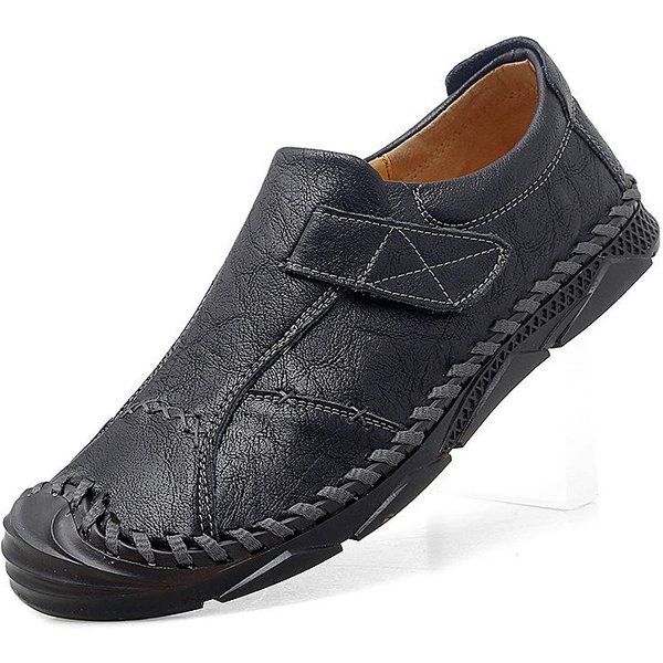 Zapatos De Cuero Para Ocio De Primavera Y OtoñO, Zapatos Casuales De Cuero Para Hombre De Talla Grande, Zapatos De ConduccióN Sin Cordones, Zapatos De Suela Suave, Zapatos De Hombre, Zapatos De Moda Transpirables 47-image