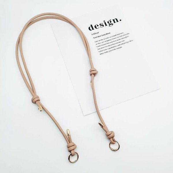 Correa Larga De Cuero Para Hombro Bolso Cruzado CinturóN De Repuesto Ajustable Accesorios Para Correa De Bolso De Mano Correa Para Bolsos Diy Brown-image