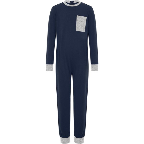 Mono Adaptativo Unisex Para NiñOs Con Necesidades Especiales Cuello Redondo Manga Larga Espalda AntirrasguñOs Bolsillo Con Cremallera Oculta 9-10 Years Azul Royal-image