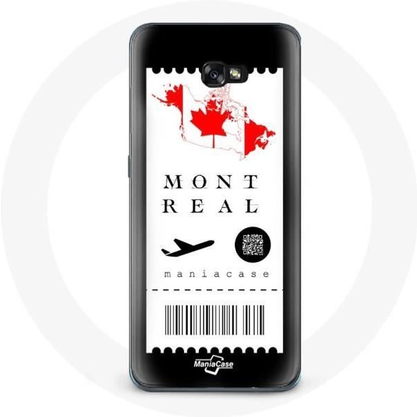 Coque Pour Samsung Galaxy A3 2016 Billet D'avion MontréAl Canada-image