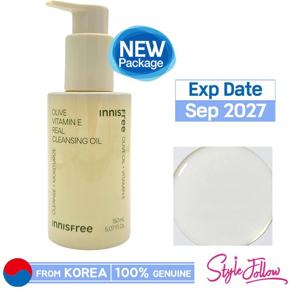 Innisfree Aceite Limpiador AutéNtico De Oliva Con Vitamina E 150 Ml 1Pc + Sample Gifts White-image