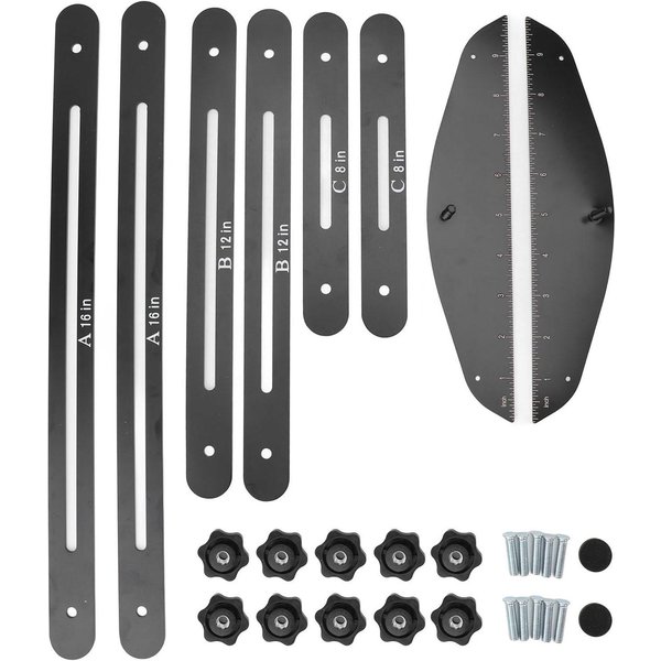 Herramienta De MedicióN De PeldañOs De Escalera AleacióN De Aluminio Alta Eficiencia Calibre Preciso Para PeldañOs De Escalera Para RenovacióN-image