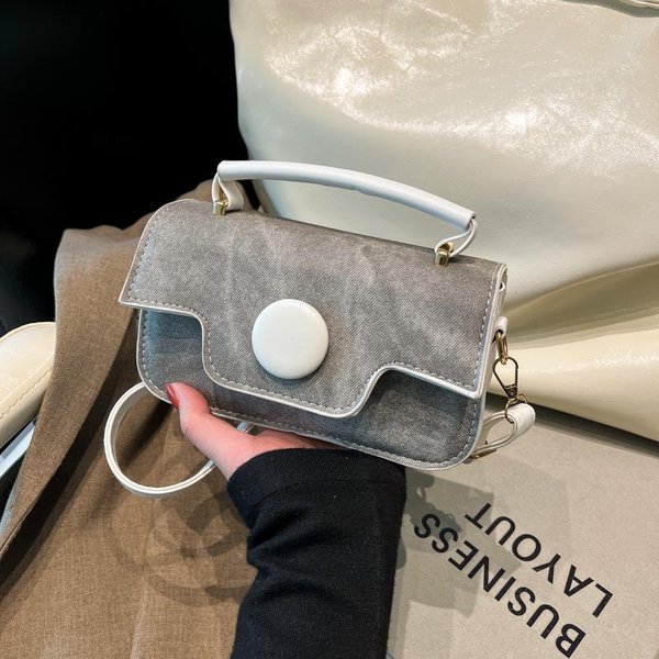 Bolso VersáTil Para Mujer Nuevo Bolso De Hombro De Verano Bolso Cruzado Hermoso VersáTil Temperamento Bolso De Mujer Gray-image