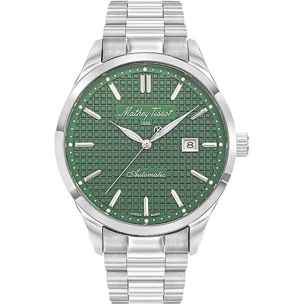 Reloj Mathey-Tissot Urban H411ATAV AutomáTico De Acero Inoxidable Con Esfera Verde Para Hombre-image