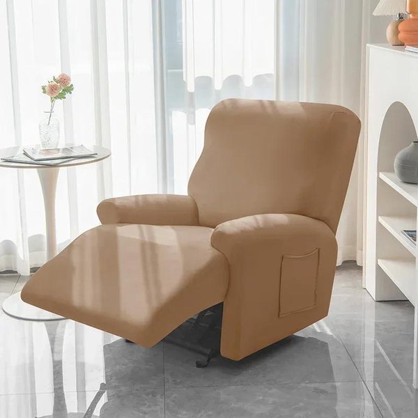 Funda EláStica De Spandex Para Sofá Reclinable Funda Para Silla Antideslizante Funda Para Sofá Individual Reclinable Fundas Para SillóN Reclinable DecoracióN Del Hogar-image