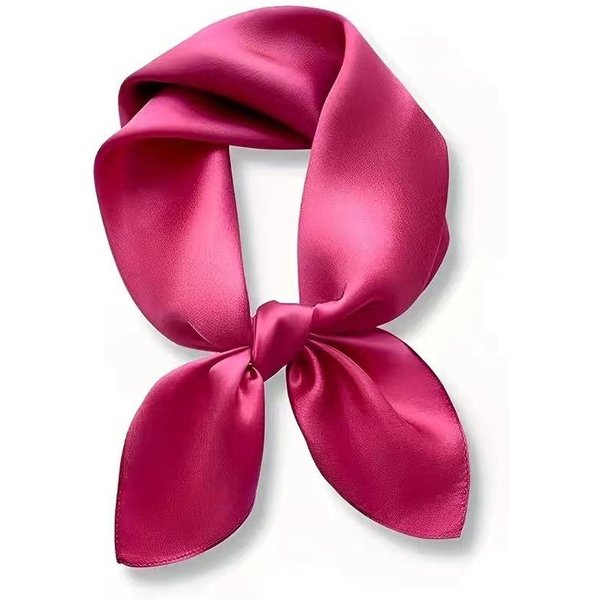 100% Jedwabny Szalik Damski GłAdki Foulard Wysokiej JakośCi Chusta Na GłOwę Kobieta Szal Owijka Kwadratowy Modny HidżAb Bandana Szaliki Y1956Yy-Real Silk 65X65Cm-image