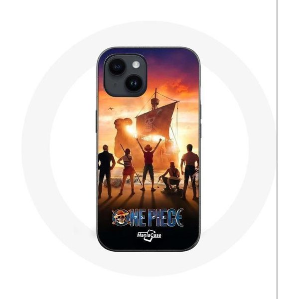 Funda - Maniacase - Iphone 14 - Flexible - Negra - PóSter De One Piece Tripulaciones Arte Temporada 1-image