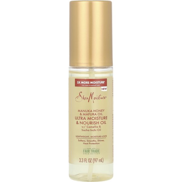 Sheamoisture, Miel De Manuka Y Aceite De Mapura, Aceite Ultra Hidratante Y Nutritivo, 3.3 Fl Oz (97 Ml) Beige-image