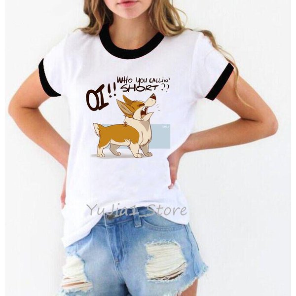 Lindo Corgi Robando Animal ImpresióN 3D Camisetas Divertidas Mujer Kawaii Amante De Los Perros Amigos Regalo De CumpleañOs Camiseta 5XL-image