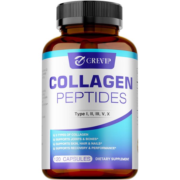 CáPsulas De ColáGeno Premium, Varios Tipos De Suplementos De ColáGeno Hidrolizado, Para El Cuidado De La Piel Y La Salud De Las Articulaciones. 120*1-image