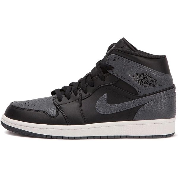 Jordan 1 Retro Mid Black Dark Grey 554724-041 43-image